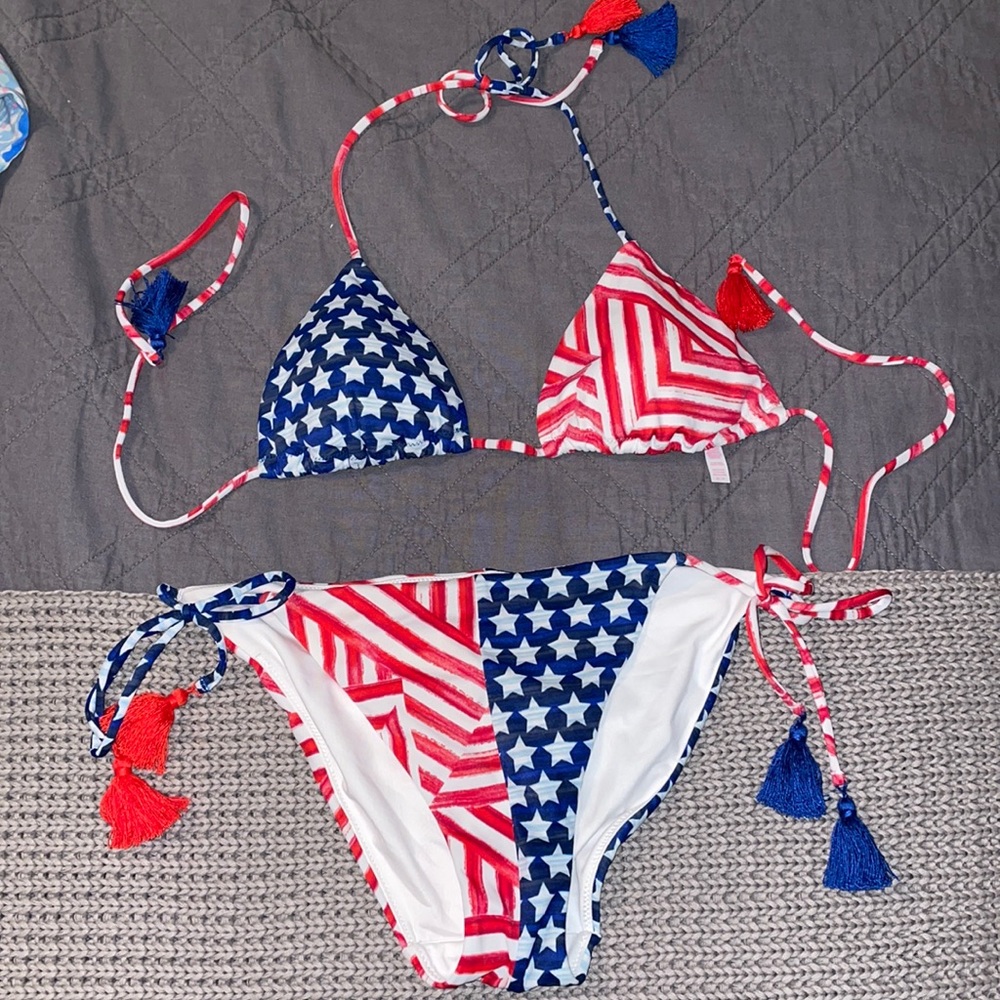 American Flag Victoria’s Secret Bikini
